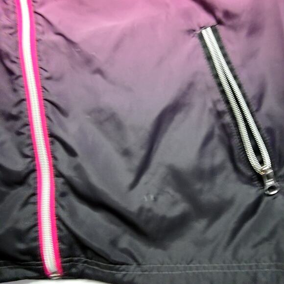 T-Mobile Logo Jacket Pink Black Gradient Windbreaker S - Picture 2 of 13